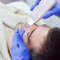 Uomo - pulizia viso con spatola ultrasuoni, epilazione e trattamento disciplinante sopracciglia, laser colletto e orecchie